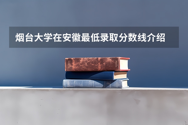 烟台大学在安徽最低录取分数线介绍
