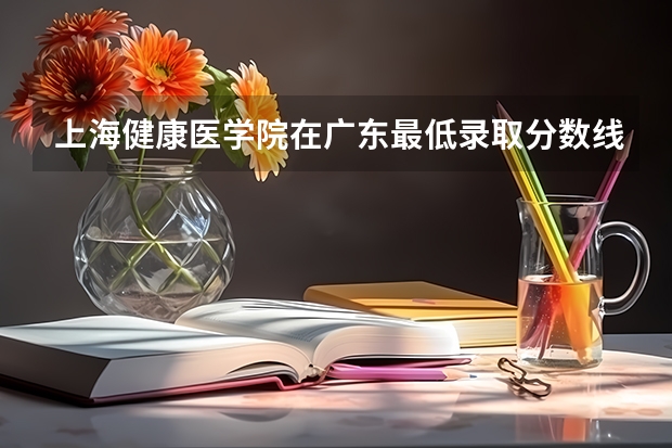 上海健康医学院在广东最低录取分数线介绍