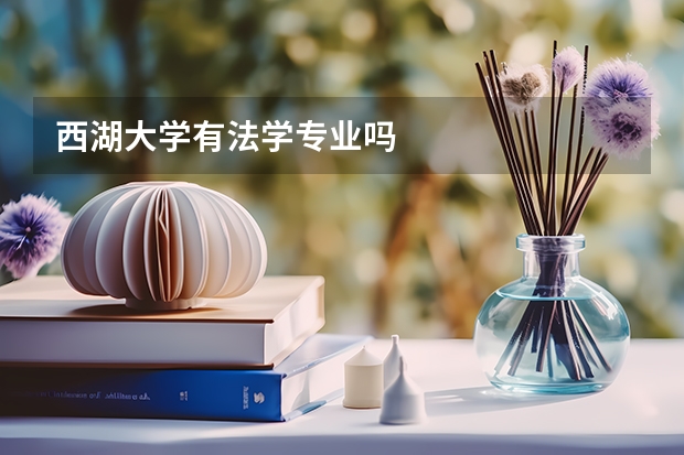 西湖大学有法学专业吗