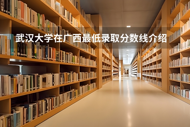 武汉大学在广西最低录取分数线介绍