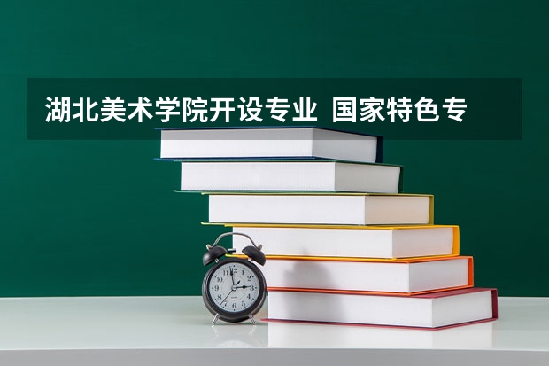 湖北美术学院开设专业  国家特色专业有什么