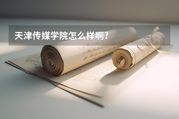 天津传媒学院怎么样啊?