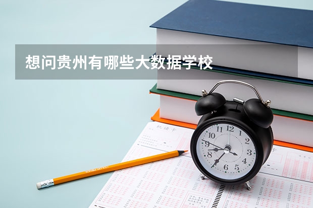 想问贵州有哪些大数据学校