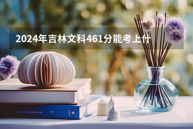 2024年吉林文科461分能考上什么大学?