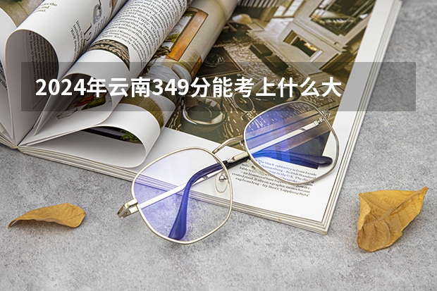 2024年云南349分能考上什么大学?