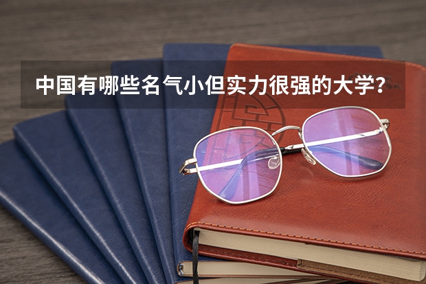 中国有哪些名气小但实力很强的大学?
