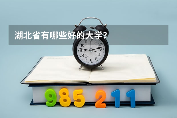 湖北省有哪些好的大学?