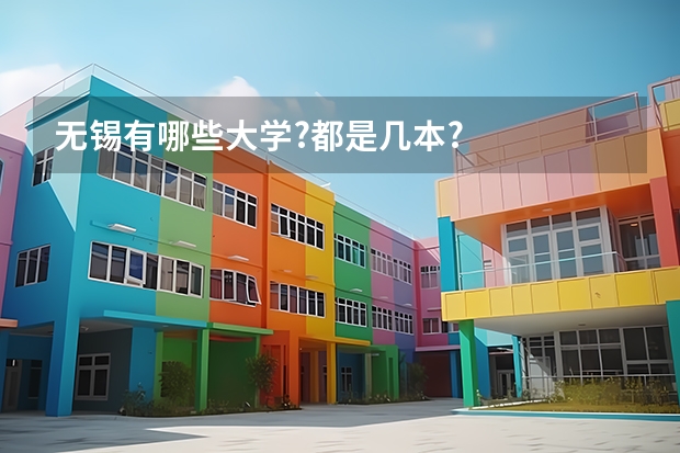 无锡有哪些大学?都是几本?