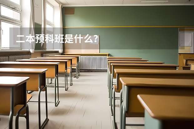二本预科班是什么？
