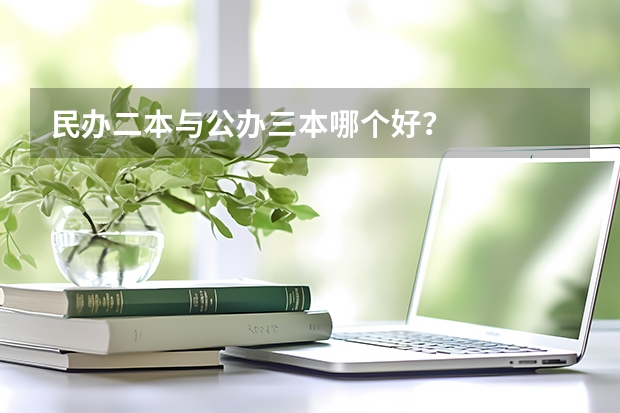 民办二本与公办三本哪个好？