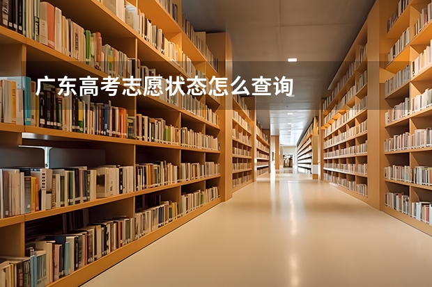 广东高考志愿状态怎么查询
