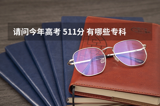 请问今年高考 511分 有哪些专科院校比较好的 可以报的 谢谢大家!!!