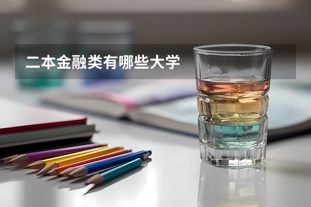 二本金融类有哪些大学