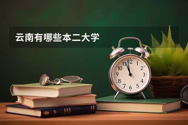 云南有哪些本二大学
