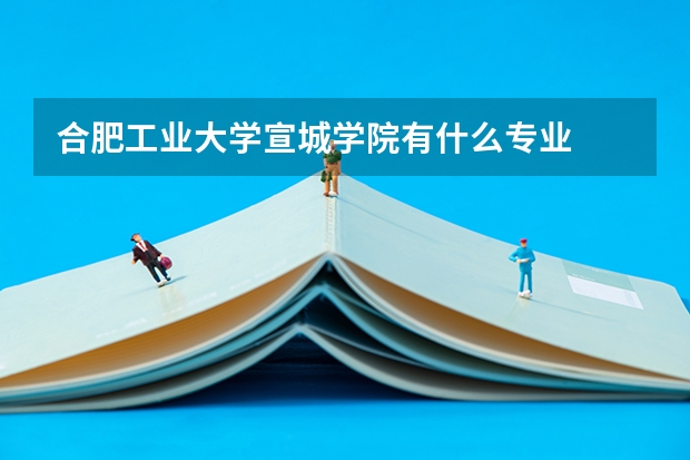 合肥工业大学宣城学院有什么专业