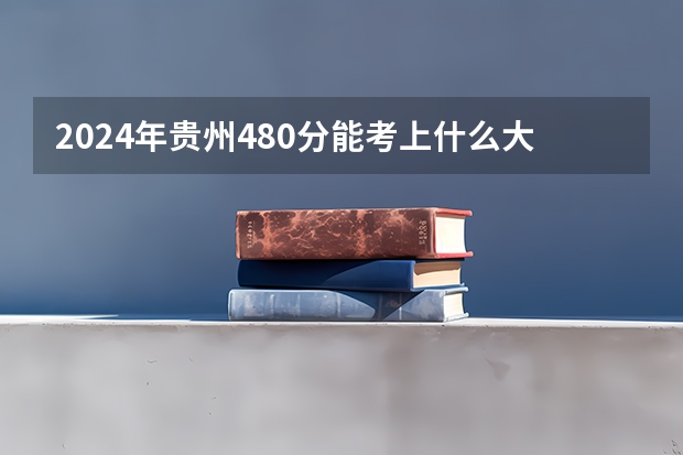 2024年贵州480分能考上什么大学?