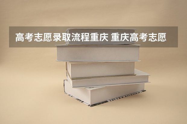 高考志愿录取流程重庆 重庆高考志愿填报模式是怎样的?