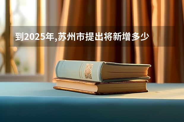 到2025年,苏州市提出将新增多少个全国重点实验室