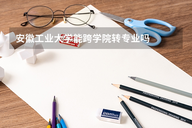 安徽工业大学能跨学院转专业吗