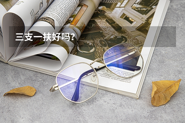 三支一扶好吗？