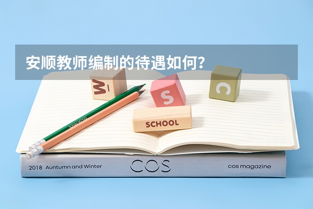 安顺教师编制的待遇如何?