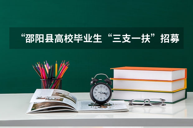 “邵阳县高校毕业生“三支一扶”招募公告”是在哪里发布的?