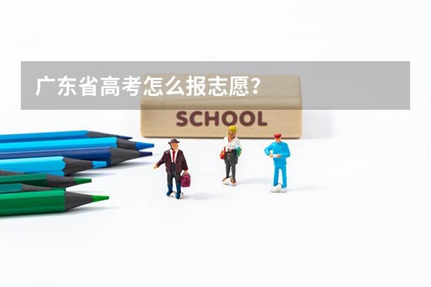 广东省高考怎么报志愿?
