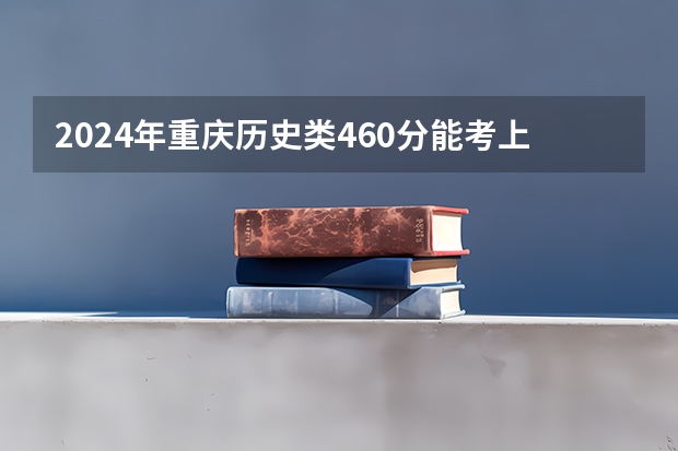 2024年重庆历史类460分能考上什么大学?