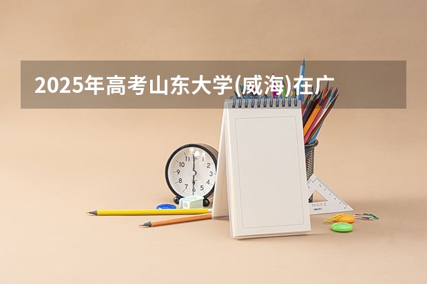 2025年高考山东大学(威海)在广东招生计划是什么