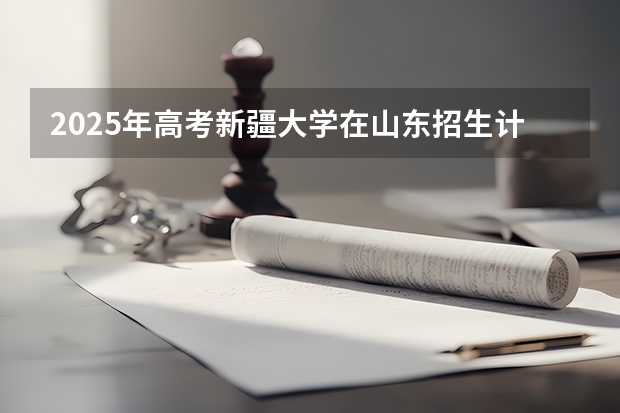 2025年高考新疆大学在山东招生计划是什么