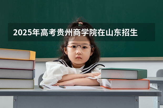 2025年高考贵州商学院在山东招生计划是什么