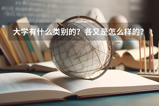 大学有什么类别的?各又是怎么样的?有什么区别?