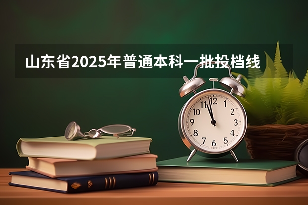 山东省2025年普通本科一批投档线 2025年山东各大学投档线