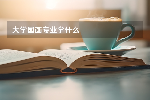 大学国画专业学什么