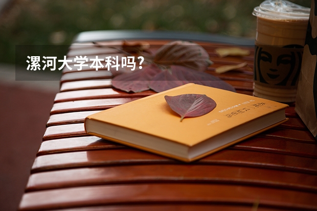 漯河大学本科吗?