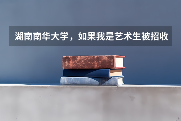 湖南南华大学，如果我是艺术生被招收进去，那么我可以转系吗？