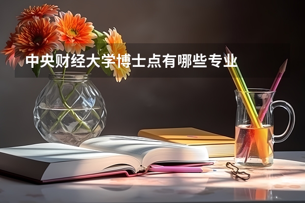 中央财经大学博士点有哪些专业
