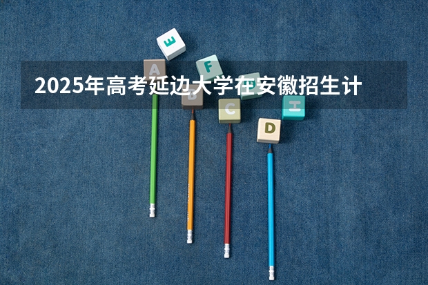 2025年高考延边大学在安徽招生计划是什么（2026参考）