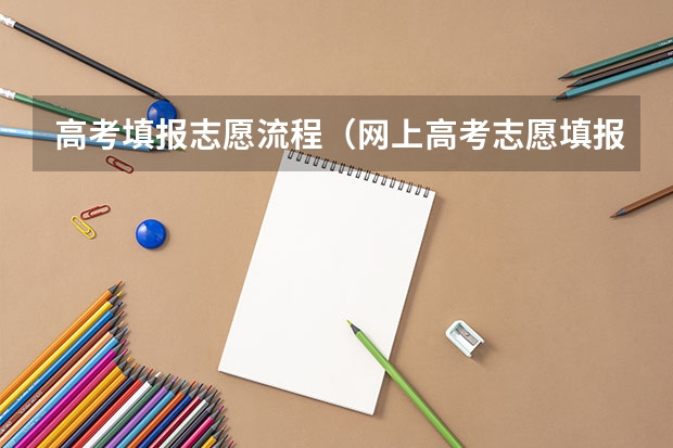 高考填报志愿流程(网上高考志愿填报流程图解)