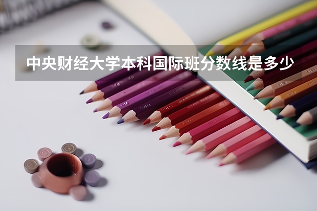 中央财经大学本科国际班分数线是多少?