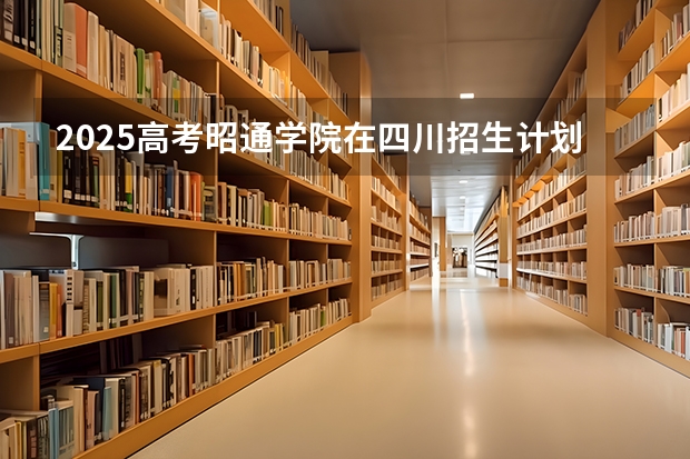 2025高考昭通学院在四川招生计划（2026参考）