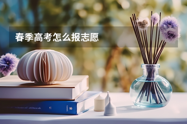 春季高考怎么报志愿